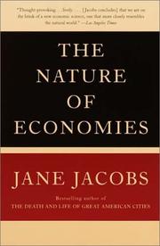 Front cover of The nature of economies by Jane Jacobs