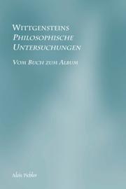 Front cover of Wittgensteins "Philosophische Untersuchungen" by Alois Pichler