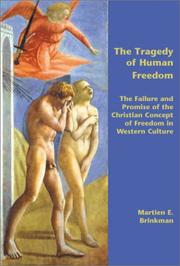 Front cover of Tragedy of human freedom by Martien E. Brinkman