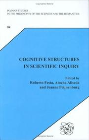 Cover of Cognitive structures in scientific inquiry by Roberto Festa