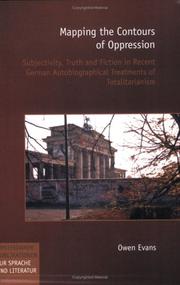 Front cover of Mapping the Contours of Oppression by Owen Evans