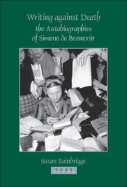 Front cover of Writing Against Death by Susan Bainbrigge