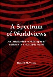 Front cover of A spectrum of worldviews by Hendrik M. Vroom