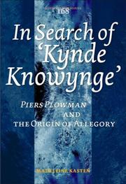 Front cover of Piers Plowman and the Origin of Allegory by Madeleine, Kasten