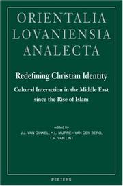 Front cover of Redefining Christian identity by J. J. van Ginkel