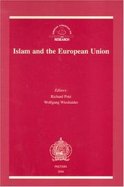 Cover of Islam and the European Union by Richard Potz