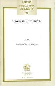 Front cover of Newman and faith by Oxford International Newman Conference (3rd 2001 Keble College, University of Oxford)