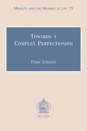 Cover of Towards a complex perfectionism by Peter Scheers
