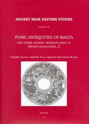 Front cover of Punic antiquities of Malta and other ancient artefacts held in private collections, 2 by Claudia Sagona