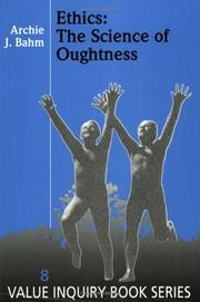 Cover of Ethics by Archie J. Bahm