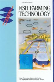 Front cover of Fish farming technology by International Conference on Fish Farming Technology (1st 1993 Trondheim, Norway)