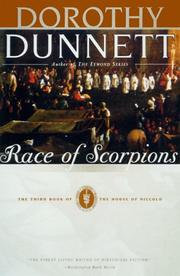 Front cover of Race of scorpions by Dorothy Dunnett