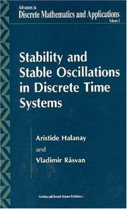 Cover of Stability and stable oscillations in discrete time systems by Aristide Halanay