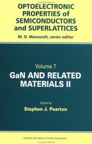 Front cover of GaN Related Materials II by Stephen J. Pearton