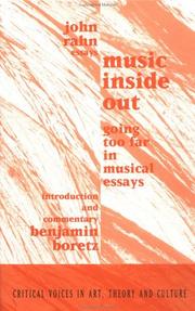 Cover of Music Inside Out by John Rahn