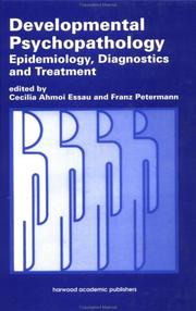Cover of Developmental psychopathology by Cecilia Essau