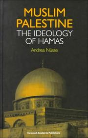 Front cover of Muslim Palestine by Andrea Nüsse
