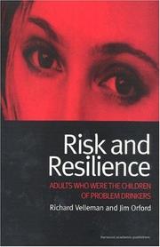 Front cover of Risk and resilience by Richard Velleman