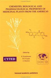 Front cover of Chemistry, biological, and pharmacological properties of medicinal plants from the Americas by IOCD/CYTED Symposium (2nd 1997 Panama, Panama)