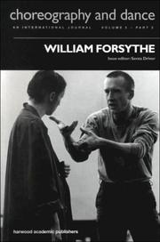 Cover of William Forsythe by Senta Driver