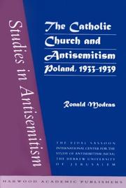 Cover of Catholic Church and Antisemitism by Ronald Modras
