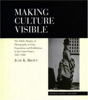 Front cover of Making Culture Visible by Julie K. Brown