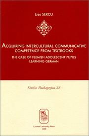 Front cover of Acquiring intercultural communicative competence from textbooks by Lies Sercu