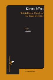Front cover of Direct effect by G.K. van Hogendorp Centre for European Constitutional Studies. Colloquium