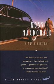 Cover of Find a victim by Ross Macdonald