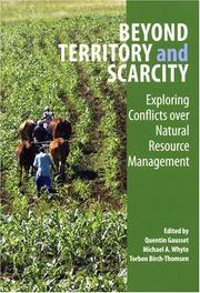 Front cover of Beyond territory and scarcity by Quentin Gausset