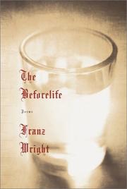 Cover of The beforelife by Franz Wright