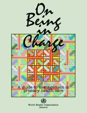 Cover of On being in charge by Rosemary McMahon
