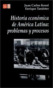 Cover of Historia económica de América Latina by Juan Carlos Korol