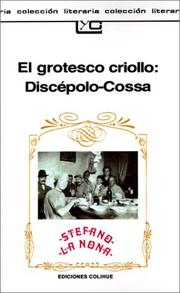 Cover of El Grotesco criollo by Irene Pérez