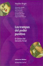Cover of Las trampas del poder punitivo by Haydee Birgin