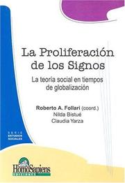 Front cover of La proliferación de los signos by Roberto Follari