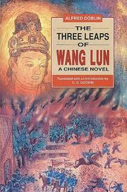 Front cover of Die drei Sprünge des Wang-lun by Alfred Döblin