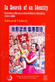 Front cover of In Search of an Identity by Edward Vickers