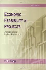 Front cover of Economic Feasibility of Projects by S. L. Tang