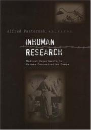 Cover of Inhuman Research by Alfred Pasternak