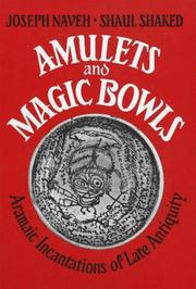 Front cover of Amulets and magic bowls by Joseph Naveh