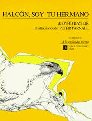 Cover of Halcon, Soy Tu Hermano by Byrd Baylor