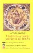 Front cover of Introducción al análisis económico del derecho by Andrés Roemer