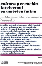 Cover of Cultura y creación intelectual en América Latina by Kinhide Mushakōji