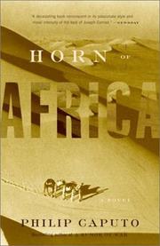 Front cover of Horn of Africa by Philip Caputo