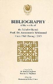 Cover of Bibliography of the works of the Scholar-Hermit Prof. Dr. Annemarie Schimmel by Muhammad Ikrām Cug̲h̲tāʼī
