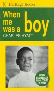 Cover of When me was a boy by Charles Hyatt