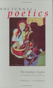 Front cover of Nocturnal poetics by Ferial Jabouri Ghazoul