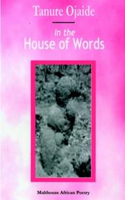 Front cover of In the House of Words by Tanure Ojaide