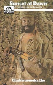 Cover of Sunset at dawn by Vincent Chukwuemeka Ike